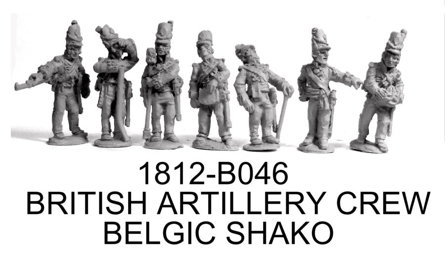 British Artillerists, Belgic Shako