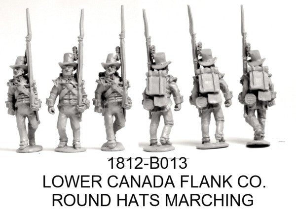 Lower Canada Militia Flank Co. RH, Marching