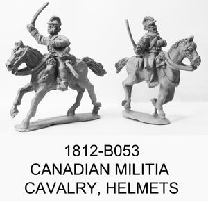 Canadian Militia Cav. Tarleton Helmets