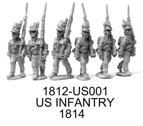 Unit - US Regulars 1814 Marching