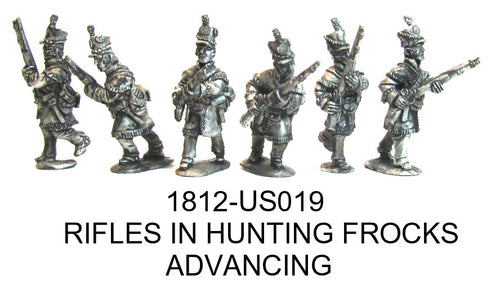 US Rifles in Frocks Advancing