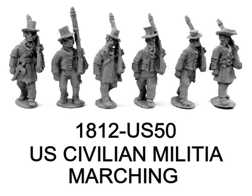 US Civilian Militia Marching