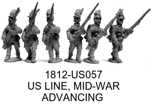 Unit - US Regulars 1813 Advancing