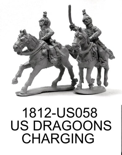 US Light Dragoons Mounted Charging