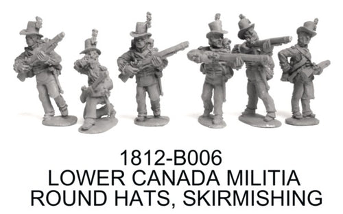 Lower Canada Militia, Round Hats, Skirmish