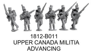 Upper Canada. Militia Advancing