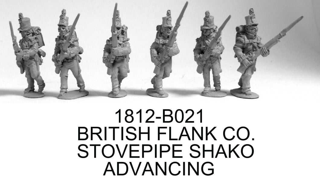 British Flank Co. Advancing, Stovepipe