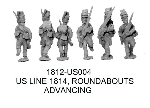 Unit - US Regulars 1814 Advancing in Roundabouts