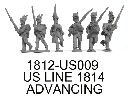Unit - US Regulars 1814 Advancing