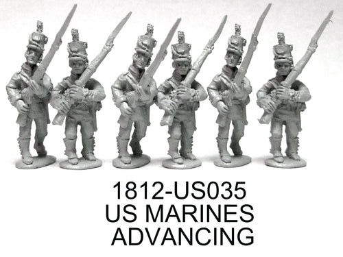 US Marines Advancing 1812