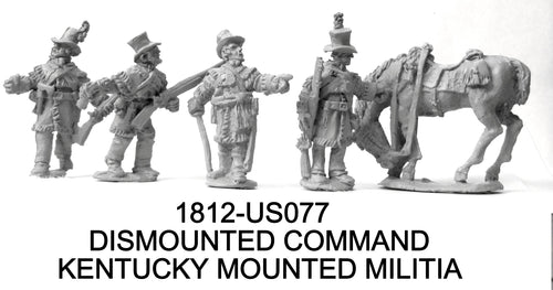 US Dragoons dismounted with Command