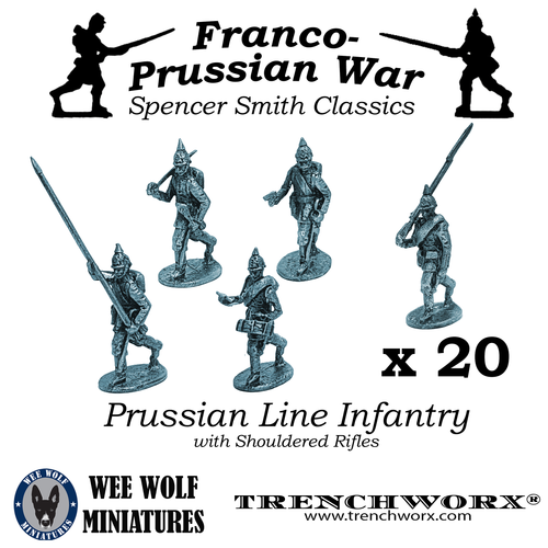 Prussian Line Infantry w/ Shouldered Rifles